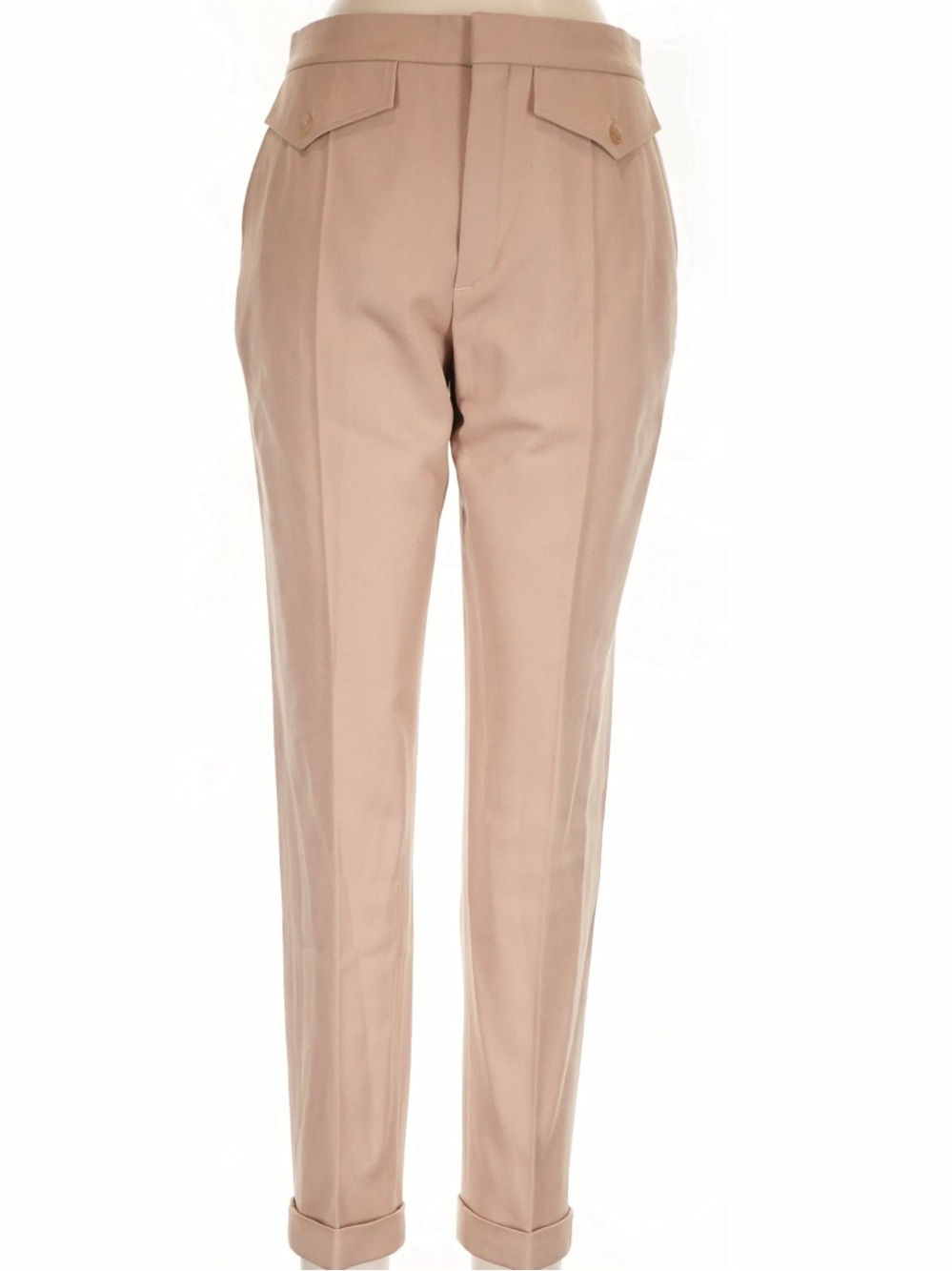 Chloe Virgin Wool Cuffed Pants • 42EU/8 US